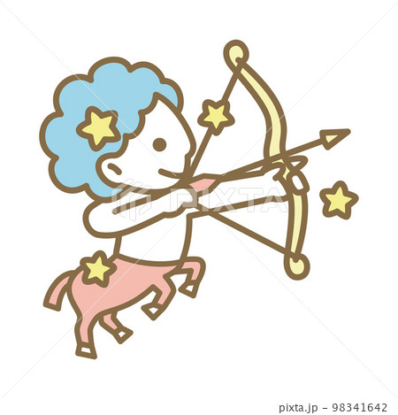 12星座 射手座のイラスト素材 [98341642] - PIXTA