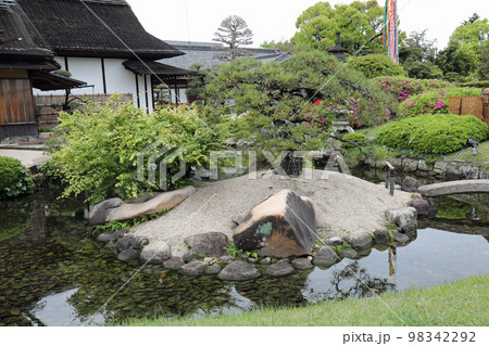 春の岡山後楽園の風景 98342292
