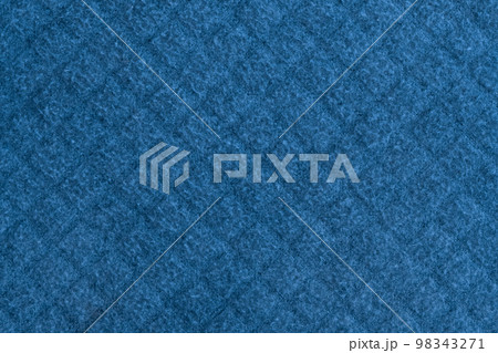 Blue fabric material with pattern abstract lines stripes vintage textile texture carpet background 98343271