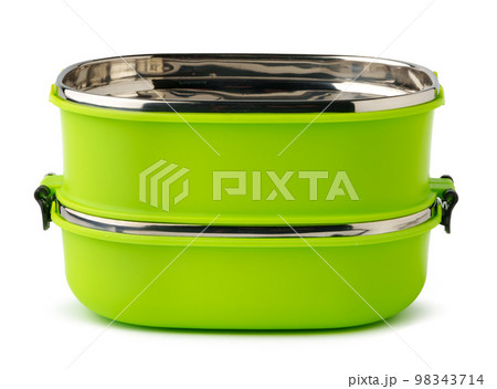 Take away food boxes containers on white background 98343714