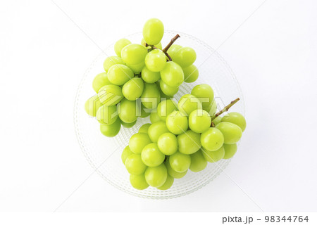 シャインマスカット 白バック シャインマスカット 白バック 98344764