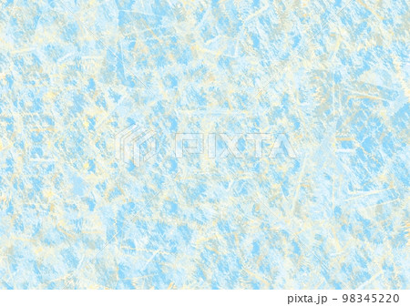 青色と黄色の抽象模様のイラスト素材 【テクスチャー】 【グランジ】 98345220