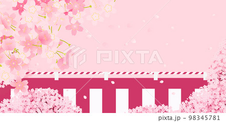桜 背景素材 桜 背景素材 98345781