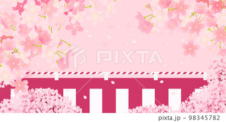 桜　背景素材 98345782