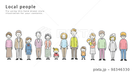 地域の人々 地域の人々 98346330