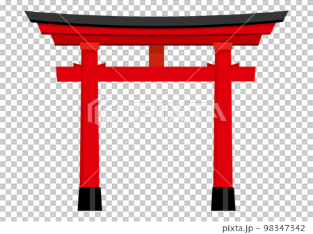 神社の鳥居 神社の鳥居 98347342
