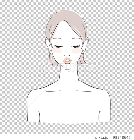 美女形象短髮美女 美女形象短髮美女 98348645