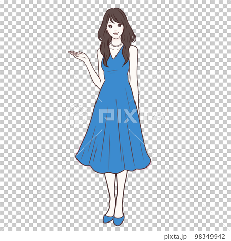 女性のイラスト素材 女性のイラスト素材 98349942
