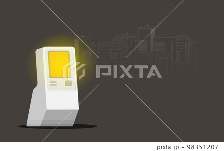 ATM machine - vector illustration flat style 98351207