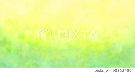 イースターをイメージした春のアブストラクト水彩背景素材 98352480