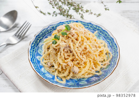 生たらこで作るたらこのパスタ 生たらこで作るたらこのパスタ 98352978