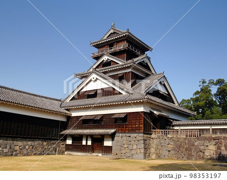 熊本城宇土櫓(2010年12月23日)斜め 熊本城宇土櫓(2010年12月23日)斜め 98353197