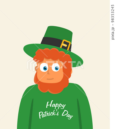 flat design Saint Patrick's Day background flat design Saint Patrick's Day background 98353245