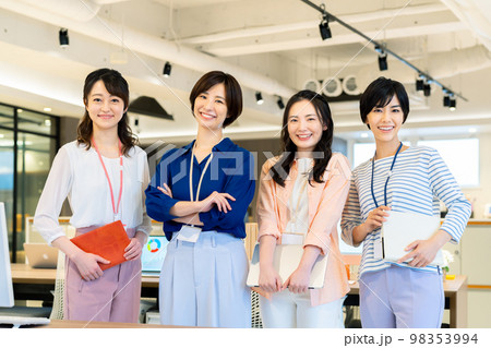オフィスの若いスタッフ　撮影協力：WEEK芝大門（サンフロンティア不動産） 98353994