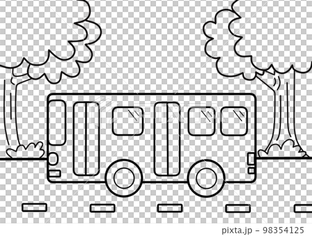 bus coloring book bus coloring book 98354125
