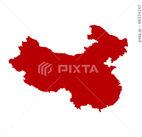 map color silhouette vector  98354147