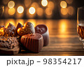 バレンタインデーのチョコレート（AI生成） 98354217