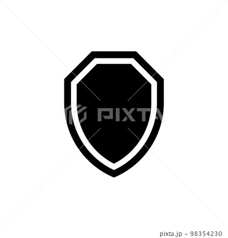 Shield Icon in trendy flat style isolated on white background. Shield symbol 98354230
