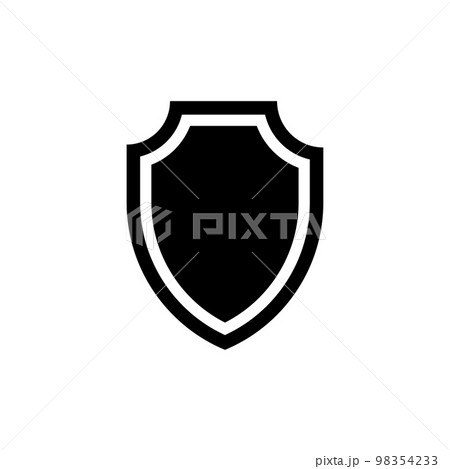 Shield Icon in trendy flat style isolated on white background. Shield symbol Shield Icon in trendy flat style isolated on white background. Shield symbol 98354233