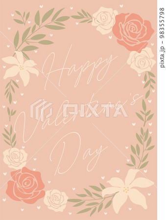 Valentines day greeting card concept Valentines day greeting card concept 98355798