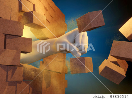 Punching through a brick wall Punching through a brick wall 98356514