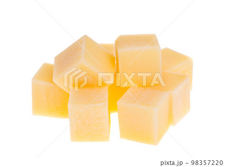 cheese cubes isolated cheese cubes isolated 98357220