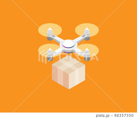 Design for Landing Page with image quadcopter. 98357350