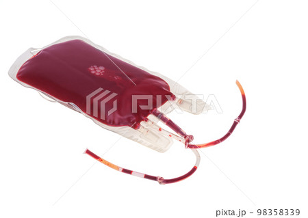 blood bag isolated 98358339