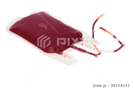 blood bag isolated 98358341