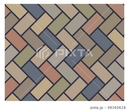 Herringbone pattern. Color seamless decorative ornament design 98360628
