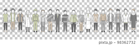 Vector illustration of men Vector illustration of men 98362732