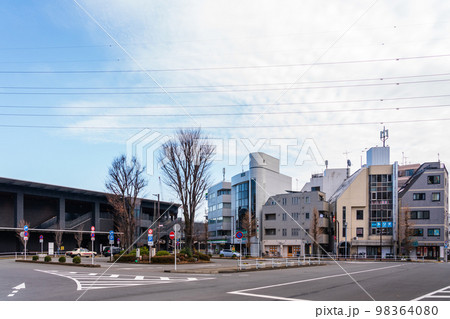 青梅線東中神駅　駅前風景　東京都昭島市 98364080