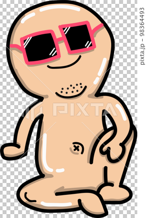 Chillman sitting in floor with sun glasses Chillman sitting in floor with sun glasses 98364493