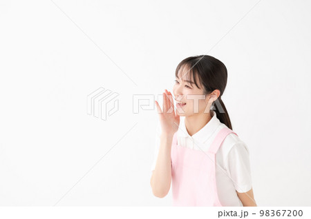 介護士　保育士　家事代行　エプロン　 98367200