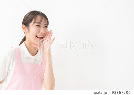 介護士　保育士　家事代行　エプロン　 98367206