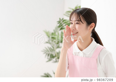 介護士　保育士　家事代行　エプロン　 98367209