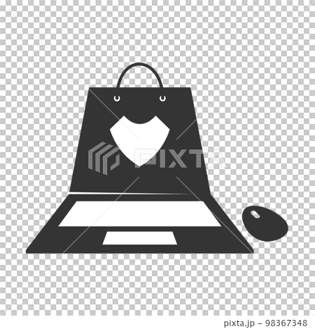 Online Shop logo design template Icon Brand Identity.Isolated and flat illustration. Vector graphic 98367348