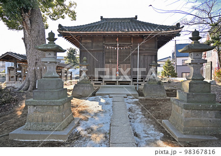小深作神明神社　拝殿　さいたま市見沼区 98367816