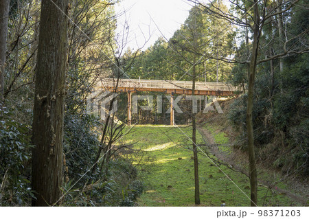 箕輪城跡の"本丸・蔵屋敷間木橋”【国指定史跡・日本100名城】群馬県高崎市 箕輪城跡の"本丸・蔵屋敷間木橋”【国指定史跡・日本100名城】群馬県高崎市 98371203