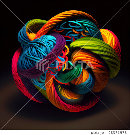 Fiber optics lights abstract background 98371978