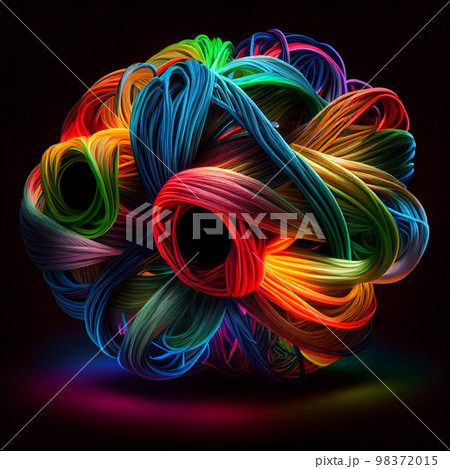 Fiber optics lights abstract background 98372015
