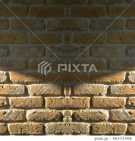 Brick walls and daylight, old brick walls texture and daylight 98372408