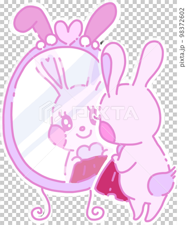heart rabbit decoration heart rabbit decoration 98372602