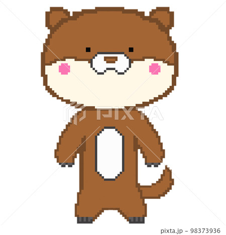 カワウソくんのイラスト素材