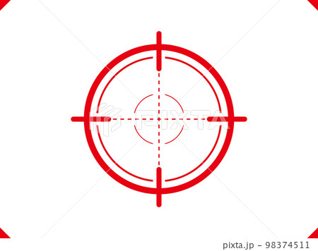 照準マーク赤 98374511