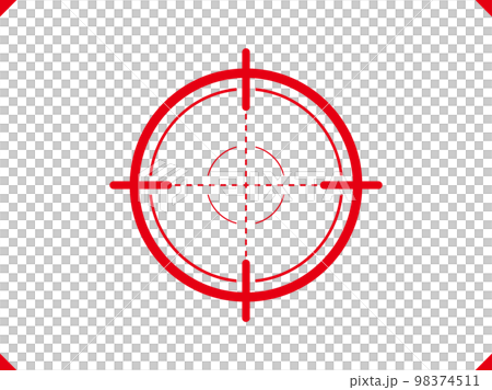 照準マーク赤 98374511