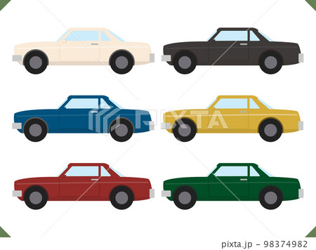 車のイラスト素材セット 98374982