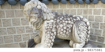 ヘテ 獬豸 石造 ヘテ 獬豸 石造 98375981