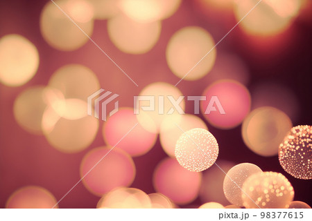 Pink bokeh and glitter sweet background. Graphic design illustration 98377615