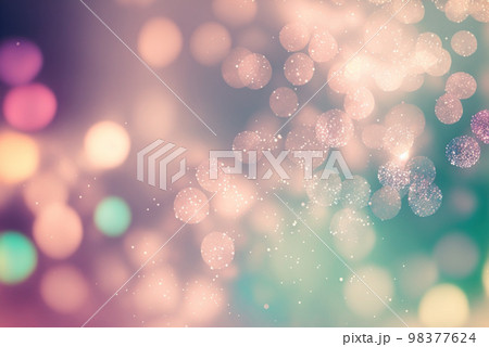 Pink bokeh and glitter sweet background. Graphic design illustration 98377624
